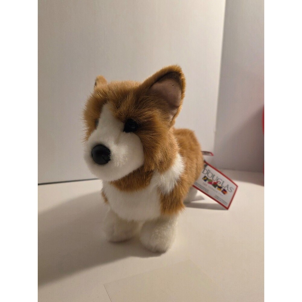 LOUIE Corgi Plush Dog Stuffed Animal Douglas Cuddle Toy 1713 New